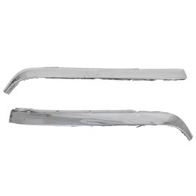 1971 1972 1973 1974 1975 Cadillac Eldorado Convertible Outside Upper Windshield Header Moldings (1 Pair) USED