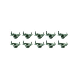 
Cadillac Universal Door and Quarter Glass Window Channel Sweep Green Phosphate Clip Set (10 Pieces) REPRODUCTION
