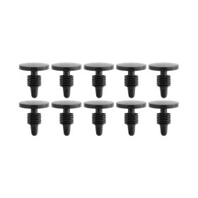 Universal Cadillac Black Nylon Weatherstrip Retainer Set (0.5 Inch Head Diameter) (10 Pieces) REPRODUCTION