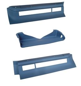 1974 1975 1976 Cadillac Deville And Fleetwood Rear Trunk Center Body Fillers (3 Pieces) REPRODUCTION Free Shipping In The USA