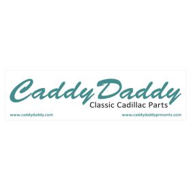 Caddy Daddy White Bumper Sticker NEW