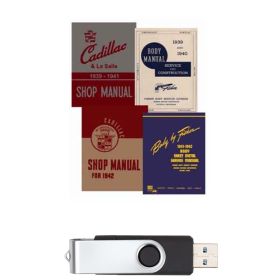 1939 1940 1941 1942 Cadillac Service Shop Manual [USB Drive] REPRODUCTION Free Shipping In The USA