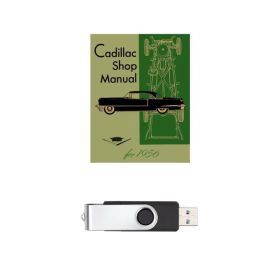 1956 Cadillac Service Manual [USB Drive] REPRODUCTION Free Shipping In The USA